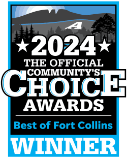 Best of Fort Collins 2024 Community's Choice Awards winner badge
